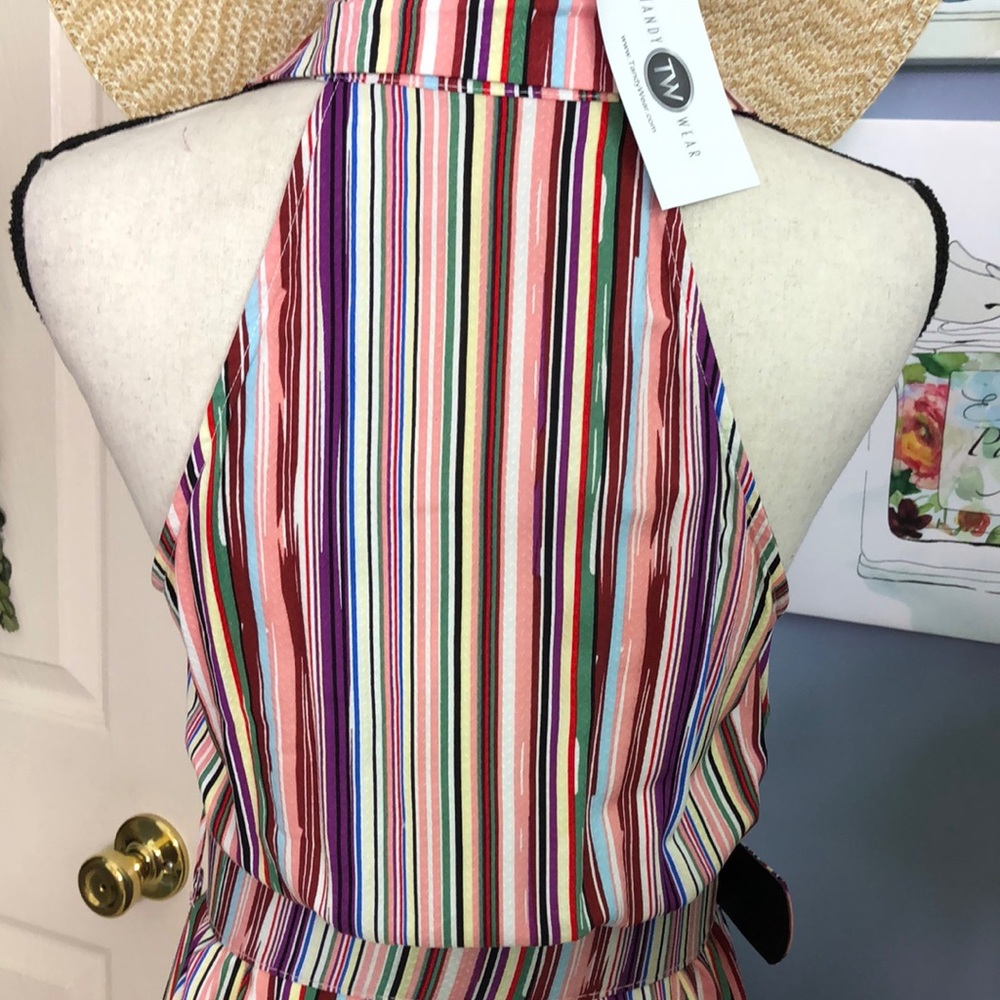 L’Atiste multicolored striped racer back maxi - Picture 8 of 8
